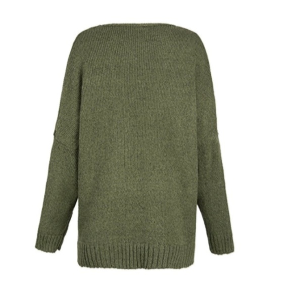 PALIN Cross Front Wool Sweater - Picture 3 of 6